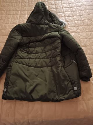 Parka donna verde con cappuccio