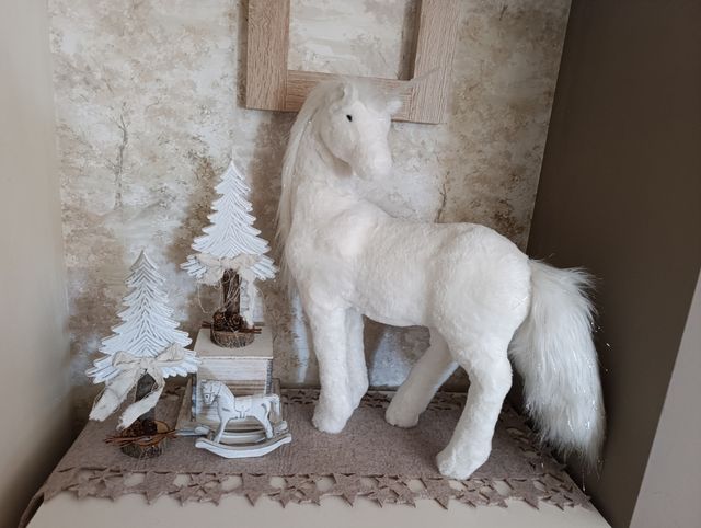 Unicórnio Decorativo Branco