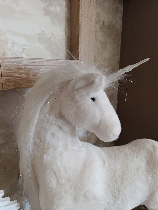 Unicórnio Decorativo Branco