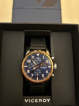Reloj Viceroy Cronógrafo Azul, correa sin estrenar