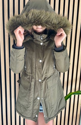 Giubbotto bambina con cappuccio