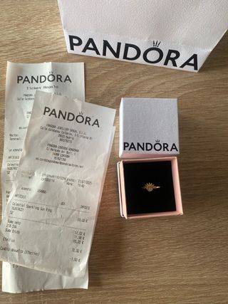 Anillo Pandora Sol Celestial Sparkling Sun