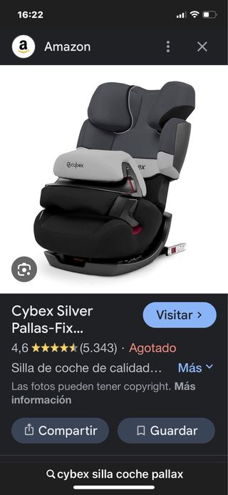 Silla coche Cybex Isofix