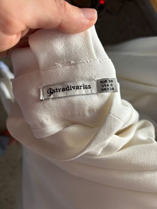 Traje de chaqueta blanco mujer