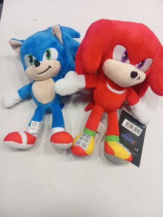 Peluche Sonic e Knuckles