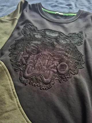 Sudadera Kenzo Vintage Rework Verde