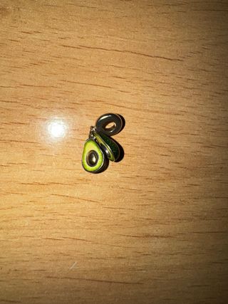 Colgante Aguacate Doble Plata