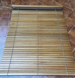 Venecianas de  madera 2,48 x 1,40 Son 2 estores