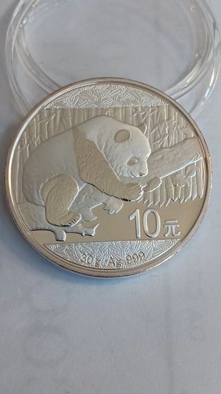 3 Moedas Panda Prata 999 2015/16/17
