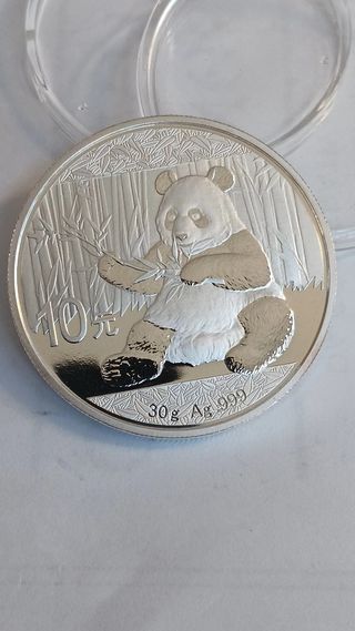 3 Moedas Panda Prata 999 2015/16/17