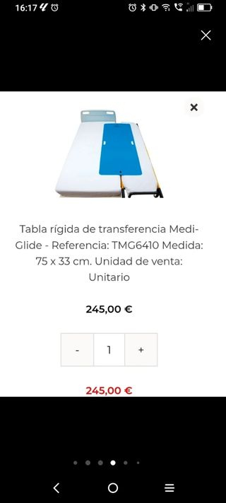 Tabla trasferencia medi-glide 