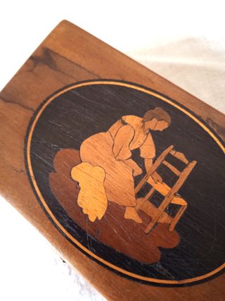 Piccola Scatola Intarsio Sorrentina Primi '900