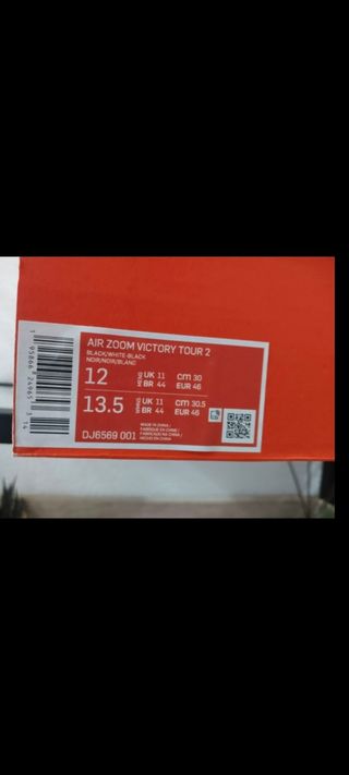 Zapatillas de golf Nike Talla 46 Víctory Tour2 