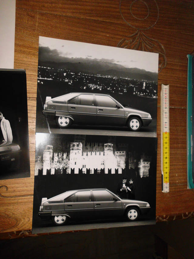 Set 4 Foto Auto d'epoca Citroen BX