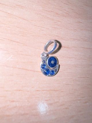 Colgante Luna y Estrella Azul