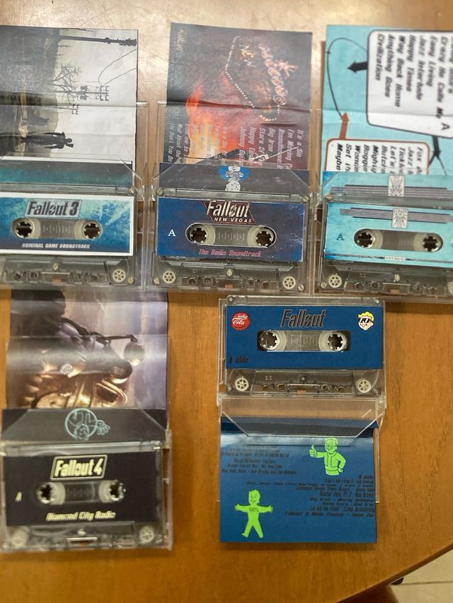 Set 5 Cassette Fallout Videogiochi