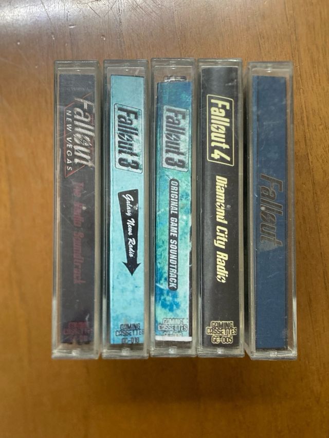 Set 5 Cassette Fallout Videogiochi