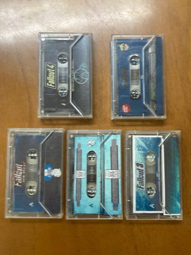 Set 5 Cassette Fallout Videogiochi