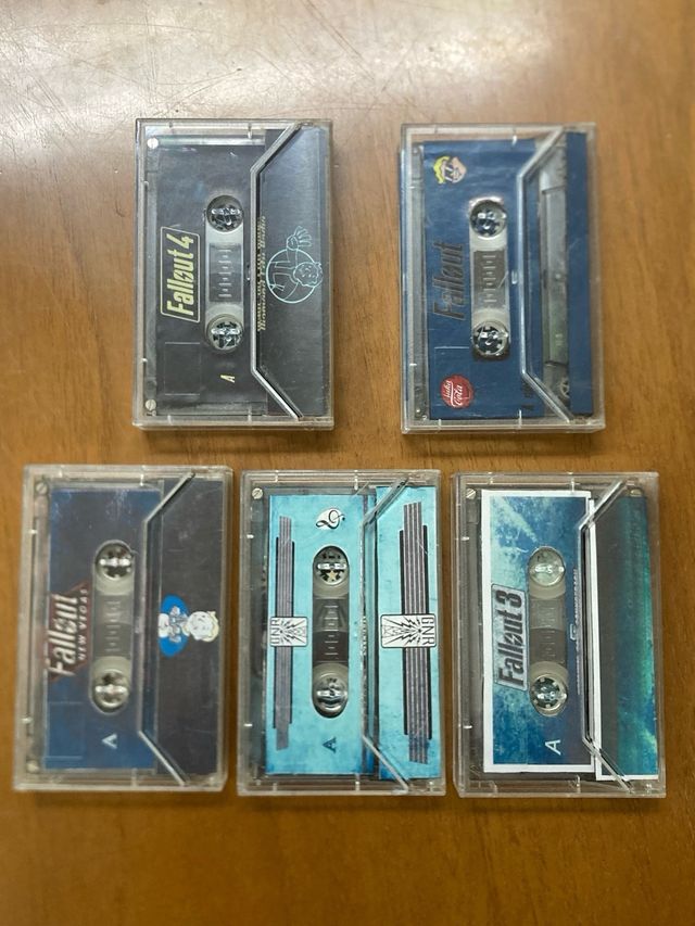 Set 5 Cassette Fallout Videogiochi