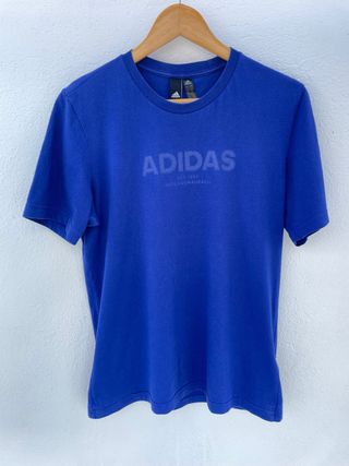 Camiseta Adidas Hombre Talla M Azul