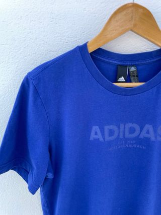 Camiseta Adidas Hombre Talla M Azul