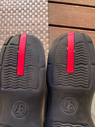 Zapatillas deportivas Prada grises/plata