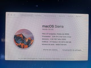 Apple iMac 27” (2009)