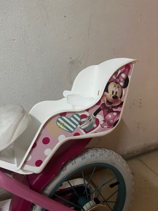 Bicicleta Infantil Minnie Mouse Rosa
