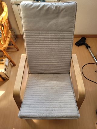 Sillón Ikea Madera Gris