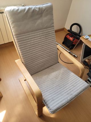 Sillón Ikea Madera Gris