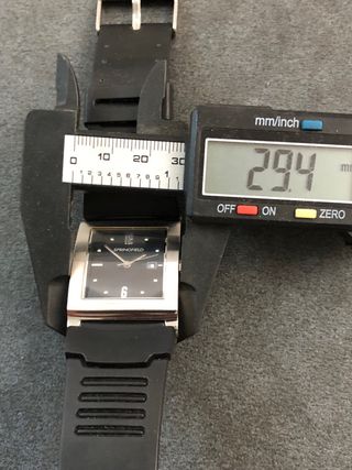 Reloj Springfield Hombre Calendario Negro/Plata