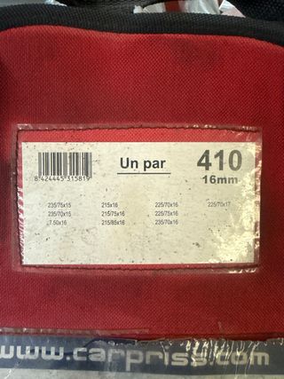 Cadenas de nieve 410 16mm
