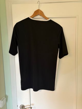 Camiseta Adidas Negra Talla S (15-16 años)