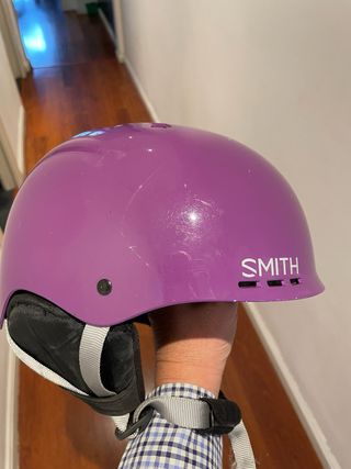 Casco de esquí morado Smith