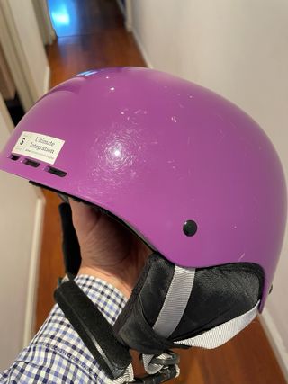 Casco de esquí morado Smith