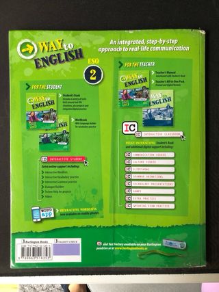 Libro Inglés way to english 2ESO student's book
