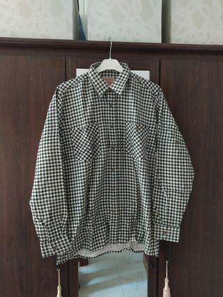 Camisa de cuadros vintage Clinton. Nueva