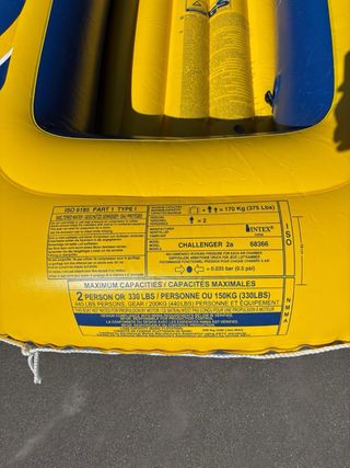 Barca hinchable Intex Challenger 2