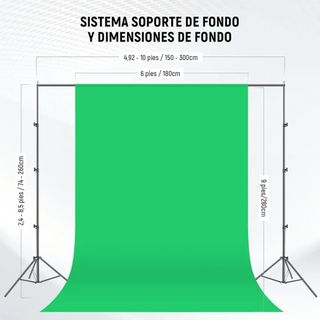 Kit Iluminación Fotografía Neewer Fondos