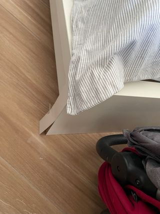 Cama individual Ikea Malm 90x200 + colchón
