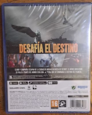 Juego Final fantasy rebirth precintado