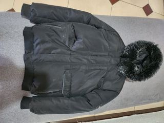 Chaqueta Parka McKenzie Negra Hombre