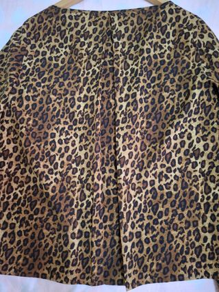 Polo Ralph Lauren Blusa Animal Print Manga Larga