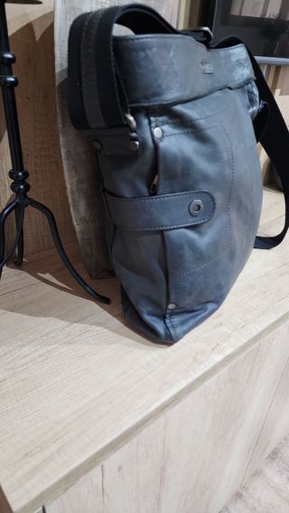 Bolso Mandarina Duck Piel Gris