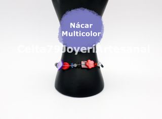 Pulsera Nácar Multicolor Artesanal
