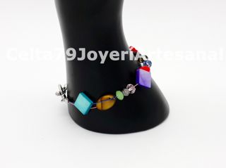Pulsera Nácar Multicolor Artesanal