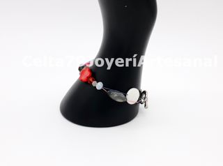 Pulsera Nácar Multicolor Artesanal