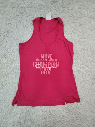Camiseta Champion Rosa Mujer
