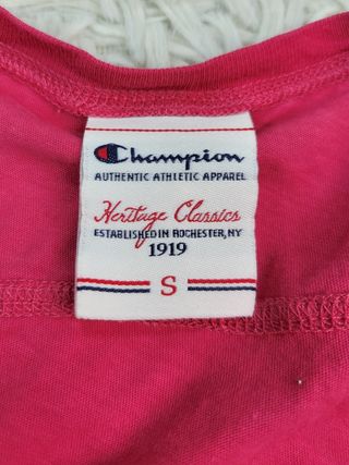Camiseta Champion Rosa Mujer