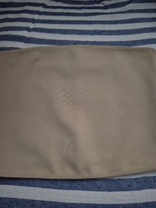 Top elástico Zara color arena